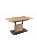 58 aufm Kessel COUCHTISCH höhenverstellbar und ausziehbar Circe 120x54x70 Wildeiche