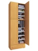 VCM  XXL Schuhschrank Kleiderschrank Schrank Lona 9f A in Buche