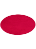 Snapstyle Velours-Teppich Joy Rund in rot