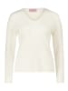 Betty Barclay Feinstrickpullover mit Rippenstruktur in Antique White