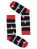 GreenBomb Socks Abstract Mountain in Schwarz
