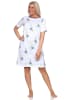 NORMANN Kurzarm Nachthemd floraler Print - 85581 in Allover