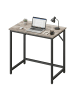 VASAGLE Schreibtisch Barnet in Greige-Schwarz - (B)80 x (H)76 x (T)50 cm