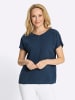 Sieh an! Schlupfbluse in dunkelblau