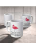 Mr. & Mrs. Panda Plastikbecher Flamingo Classic mit Spruch in Weiß