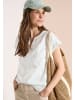 Cecil Dropped Shoulder Bluse mit Embroidery in Vanilla White