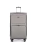 Stratic Bendigo Light Plus 4-Rollen Trolley 84 cm Laptopfach silver