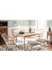 home24 home24 Armlehnenstuhl aus Rattan in Braun - 143 x 44 x 87 cm in Braun