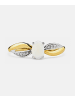 Diamant L'éternel Ring, mit Opal, 375 Gelbgold