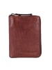 Greenburry Vintage Washed Geldbörse Leder 10 cm in cognac