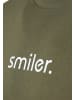 smiler. Sweatshirtpullover Cuddle. in OLIVE