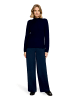 Betty Barclay Kaschmir-Pullover mit Stehkragen in dunkelblau