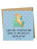 Mr. & Mrs. Panda Deluxe Karte Schwestern Psychologen mit Spruch in Blau Pastell