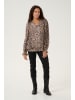CULTURE Langarm-Bluse CUpia Relaxed fit in Leopard
