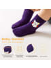 Yalion 9er-Set Yalion Socken mit Tiermotiven, weich & bequem in Lila