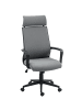 HOMCOM Bürostuhl-69L x 60,5B x 109-117H cm-Dunkelgrau