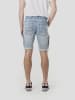 KOROSHI Kurze jogger-jeans-strick-cargo-regular in blau