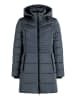 Betty Barclay Steppjacke mit abnehmbarer Kapuze in Grau