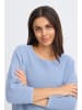 Fransa Halblange Ärmel FRSINJA Loose fit in Della Robbia Blue