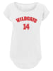 F4NT4STIC Long Cut T-Shirt Disney High School Musical The Musical Wildcats 14 in weiß