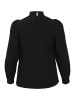 KAFFE curve Bluse langarm KCditta Regular fit in Black Deep
