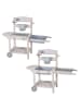 roba Mobile Matschküche BBQ aus FSC-Holz – Indoor & Outdoor Spielküche, grau