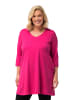 Ulla Popken Longshirt in fuchsia pink