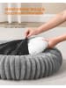 Feandrea Hundebett Baddi in Grau - (H)15 x (D)50 cm
