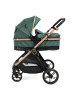 BeBelissimo 2 en 1 Kinderwagen - Wickeltasche - Iris in Grün