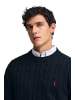 Polo Club Pullover in Navy Blau