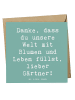 Mr. & Mrs. Panda Grußkarte Spruch Gärtner Dankeschön mit Spruch in Meeresbrise