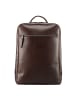 Jost Lund Daypack Leder 42 cm Laptopfach braun