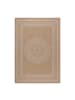 KADIMA DESIGN Teppich Outdoor Flachgewebe Vintage Polypropylen Terrasse in Beige