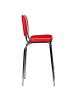 FineBuy Barstuhl in Rot / Kunstleder / 40x38x110