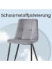 VASAGLE 4er-Set: Esszimmerstuhl Tyra in Grau - (B)43 x (H)82 x (T)51 cm