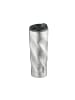 relaxdays Thermobecher in Silber/ Schwarz - 500 ml