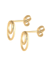 Elli Ohrringe 925 Sterling Silber Kreis in Gold