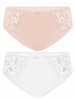 SUSA 2er Pack Slip Latina in skin weiss
