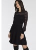 Melrose Strickkleid in schwarz