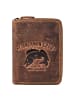 Greenburry Hecht Geldbörse Leder 10 cm brown 2