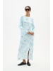 InWear Kleid CassIW Feminine Form in Dusty Aqua Mysterious Flower