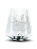 Mr. & Mrs. Panda Graviertes Windlicht Einhorn Verliebt ohne Spruch in Transparent