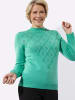 WITT WEIDEN Stehkragen-Pullover in blaugrün