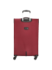 D&N Travel Line 9504 - 4-Rollen-Trolley L 76 cm erw. (dark red) in dark red