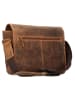 Greenburry Vintage Messenger Leder 34 cm braun
