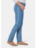 GOLDNER Jeanshose LOUISA Jeans LOUISA mit Stickerei in hellblau