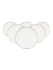 Seltmann Weiden 6er Set Frühstücksteller Sento Home Pure Lines in ø 21,4 cm in Cocoa Brown