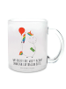 Mr. & Mrs. Panda Teetasse Einhorn Luftballon mit Spruch in Transparent