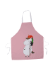 Mr. & Mrs. Panda Schürze Einhorn  ohne Spruch in Rot Pastell