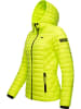 Marikoo Steppjacke Samtpfote in Neon Green